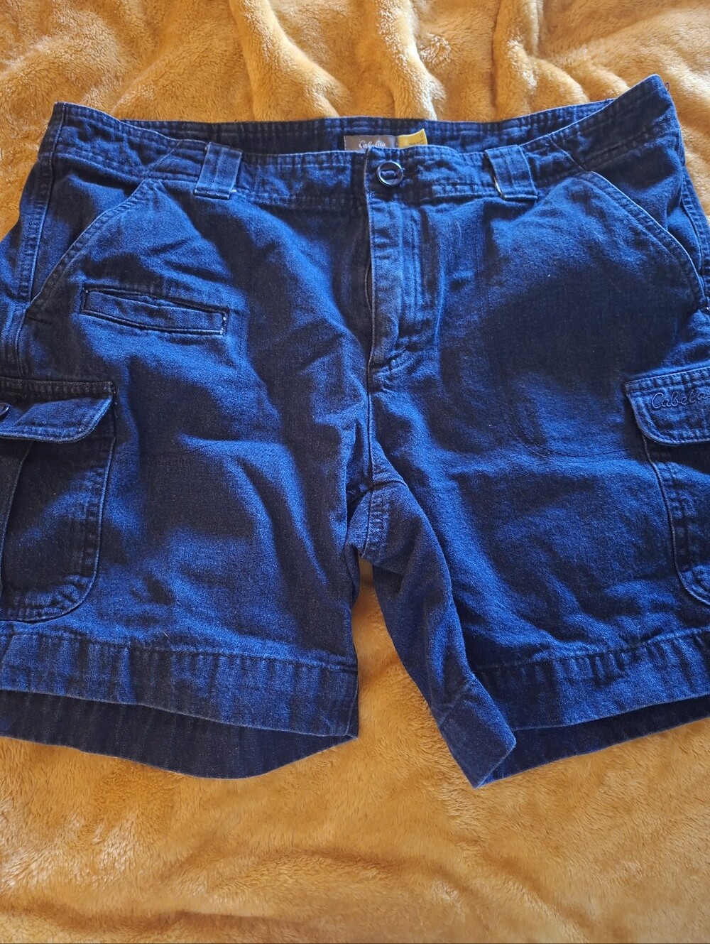 Cabela's Navy Blue Womans Cargo Shorts